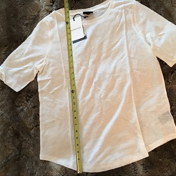 COPY - NWT Linen cream t shirt - Picture 2 of 3